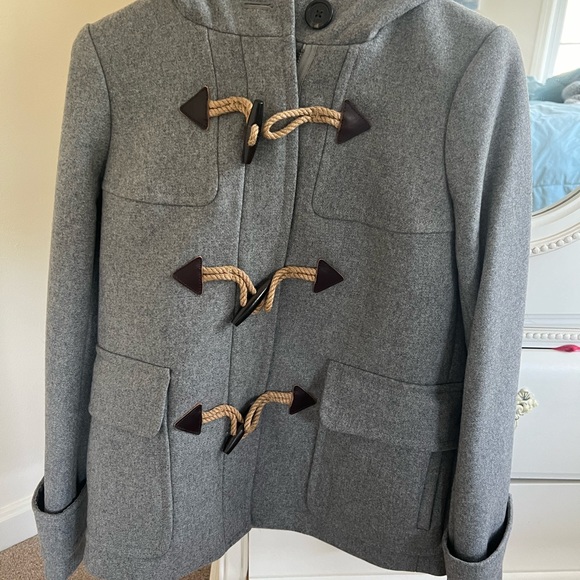 Jcrew Will Melton Toggle Coat size 00 - Picture 2 of 4